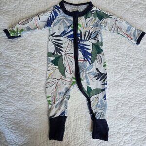 Bonds Wondersuit Leaves Print 0-3 Month Sleeper Pajamas